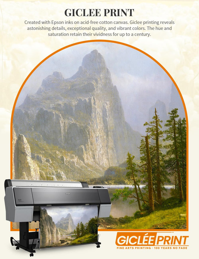 Albert Bierstadt Merced River Yosemite Valley Canvas Art, 36x24