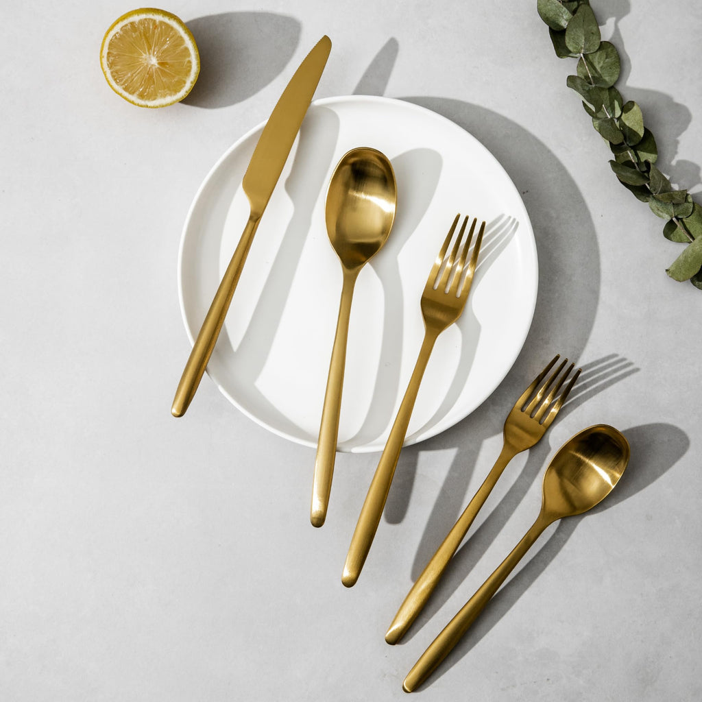 Minimalist 2.0 20-Piece Flatware Set, 18/10 Stainless Steel