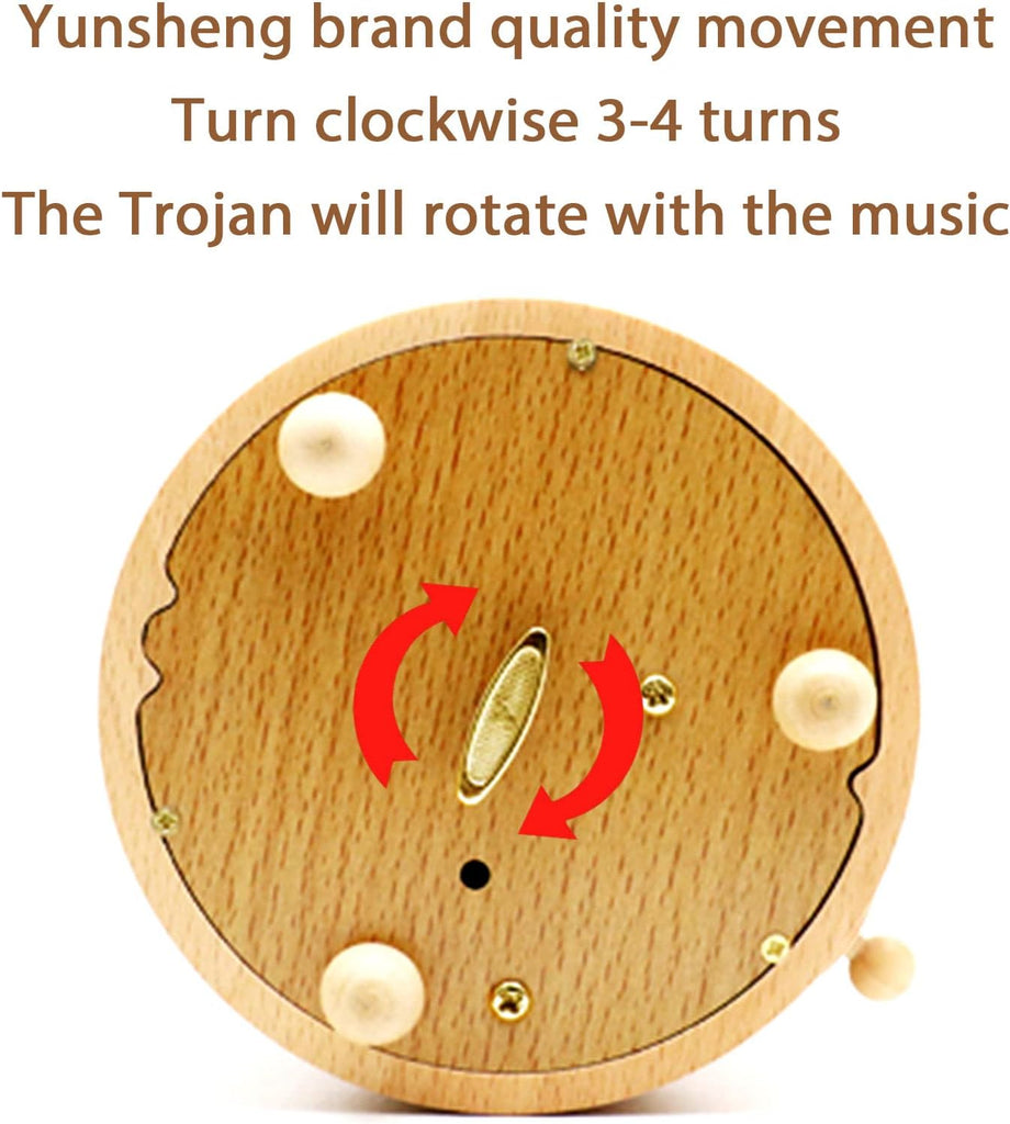 Classical Music Box Revolve Musical Boxes Christmas Birthday Valentine's Day Gifts for Lover, Boyfriend, Girlfriend