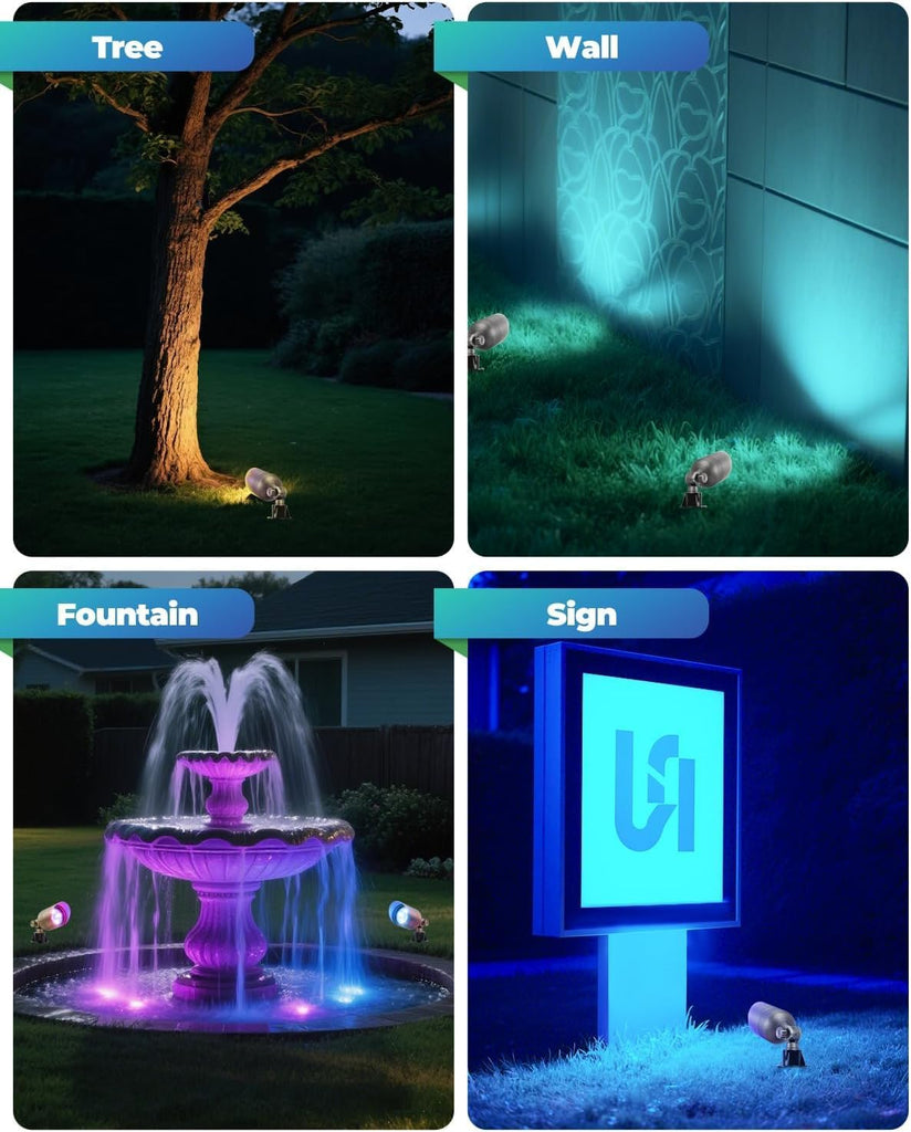 MR16 Color Changing LED Bulbs, MR16 Landscape Light Bulbs 3-Pack