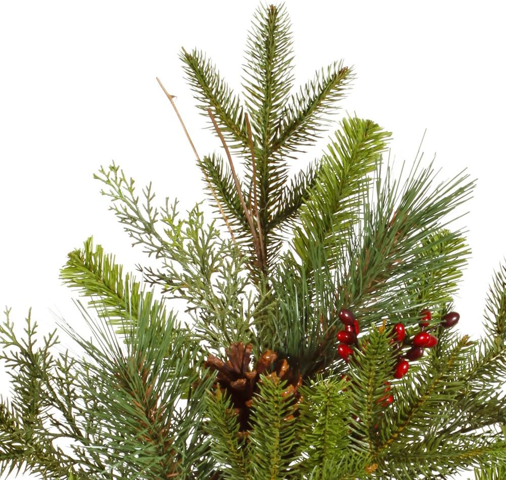 36" Cibola Mixed Berry Artificial Christmas Wreath, Unlit - Faux Mixed Berry Christmas Wreath - Indoor Seasonal Home