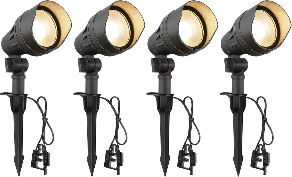 Low Voltage LED Landscape Spotlights, Aluminum Spot Lights Outdoor | Waterproof Outdoor Spot Lights, 12-15V 7.5W