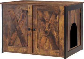 Cat Litter Box Enclosure, Hidden Litter Box Furniture, 27.6 Inches