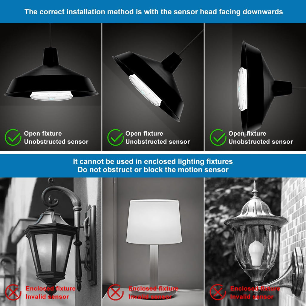 Motion Sensor Light Bulbs, Dusk to Dawn Outdoor Lighting, PAR38 Led Motion Sensor Flood Light 100 Watt