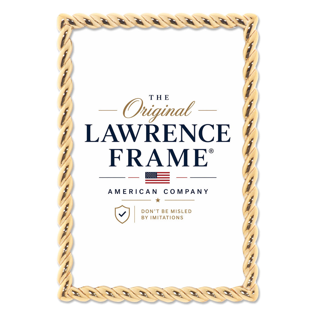 4x6 Golden Rope Picture Frame (712046)