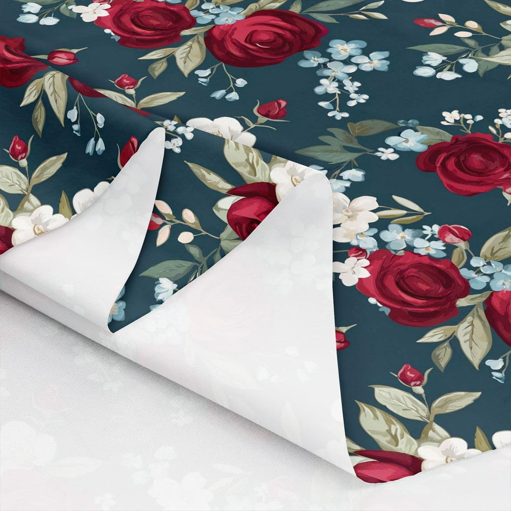 Fabric By The Yard Chic Floral Upholstery Fabric Rose Flower Romantic Decorative Fabric Valentine Theme Indoor
