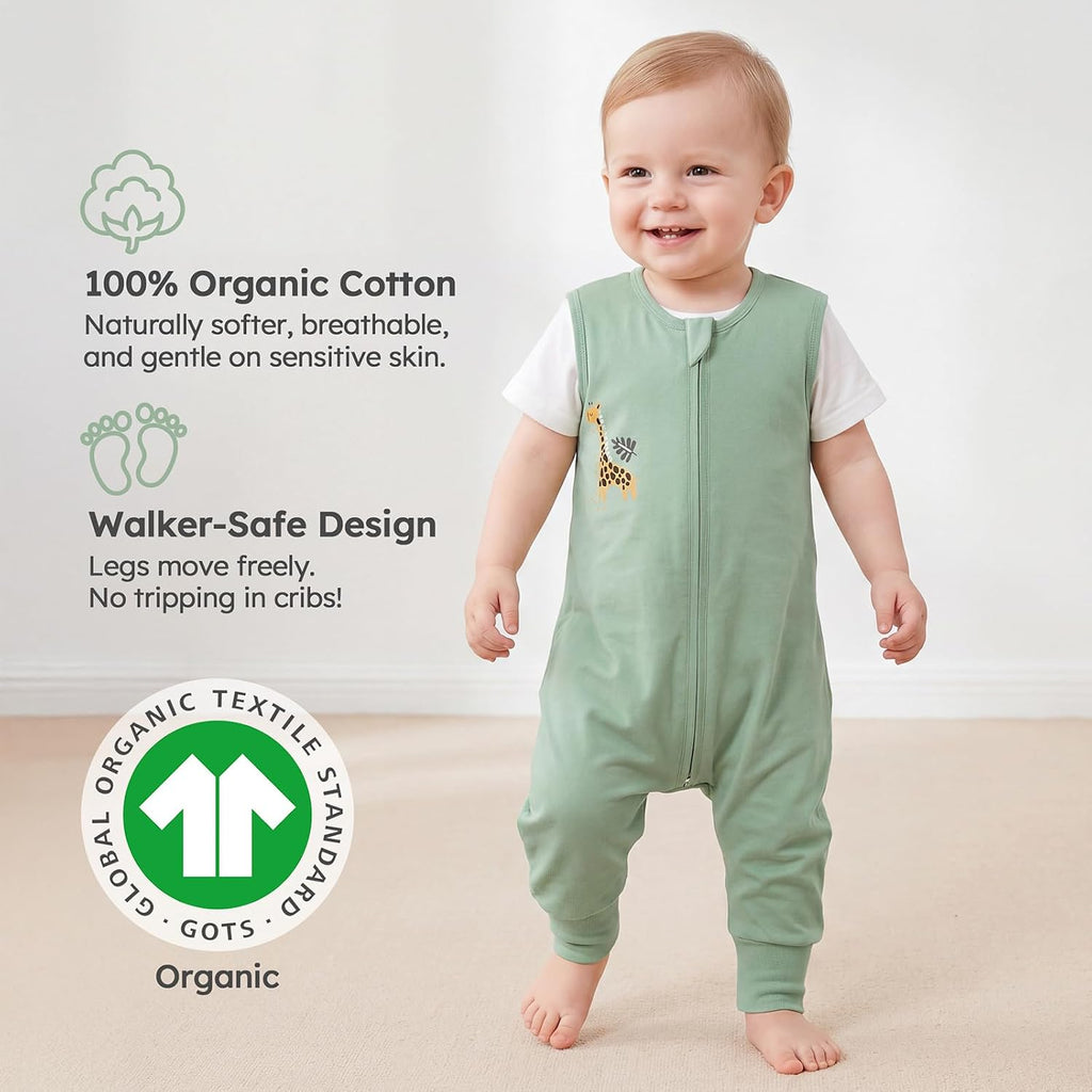 Toddler Sleep Sack with Feet 3- 100% Organic Cotton