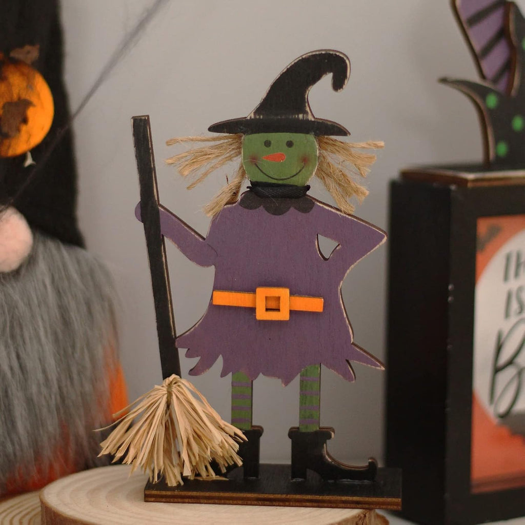 Halloween Witch/Ghost/Shoes Decoration Home Table Decor - Set of 5