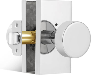 Polished Chrome Door Knobs Privacy Door Knobs Interior with Lock