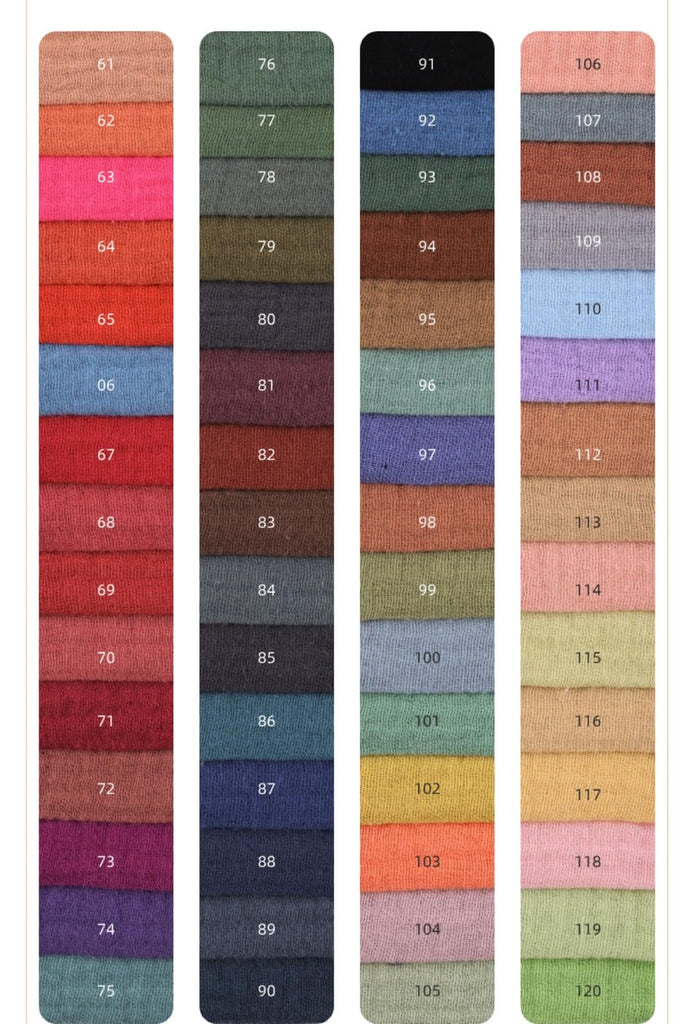 Cotton Wrinkle Gauze Fabric by the Yard - Double-Layer Cheesecloth for Sewing, Quilting, Pajamas & Home Decor