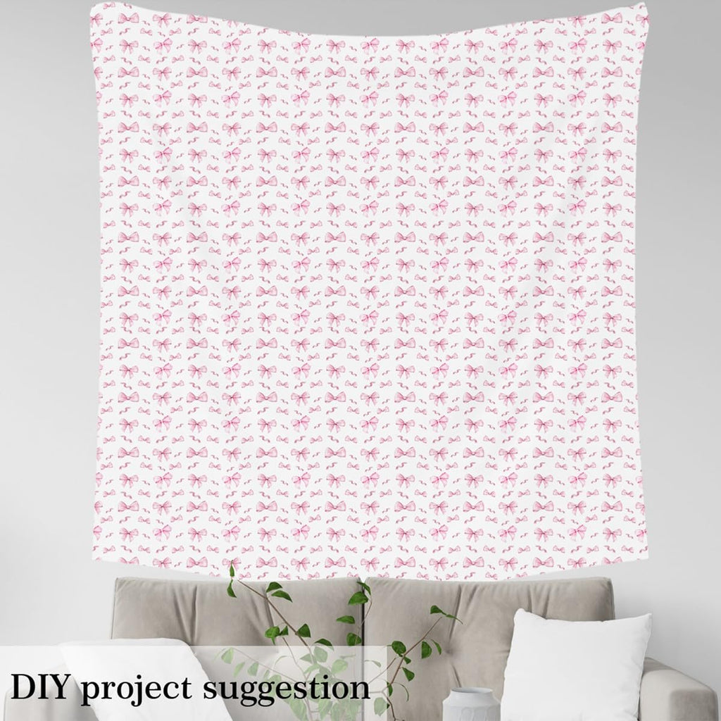 Kawaii Bowknot Fabric by The Yard Cartoon Ribbon Bow