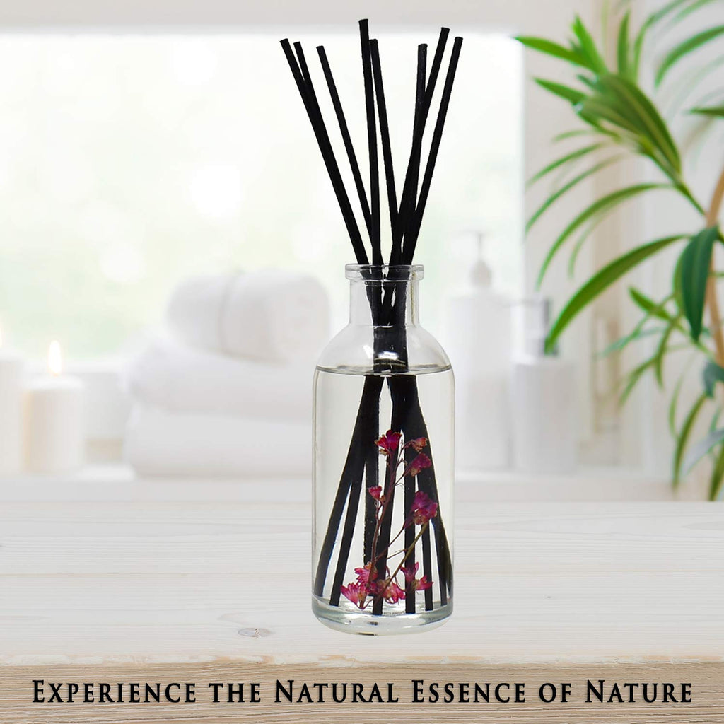 Reed Diffuser Set, Amber & Lavender - Bathroom Shelf Décor