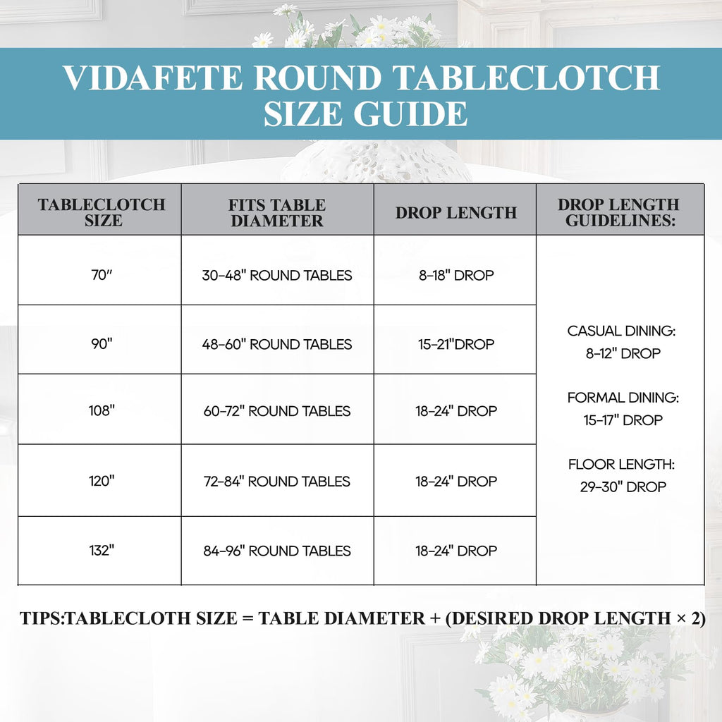 Classic Series 10 Pack 120inch Round Table Cloth Polyester, Ivory