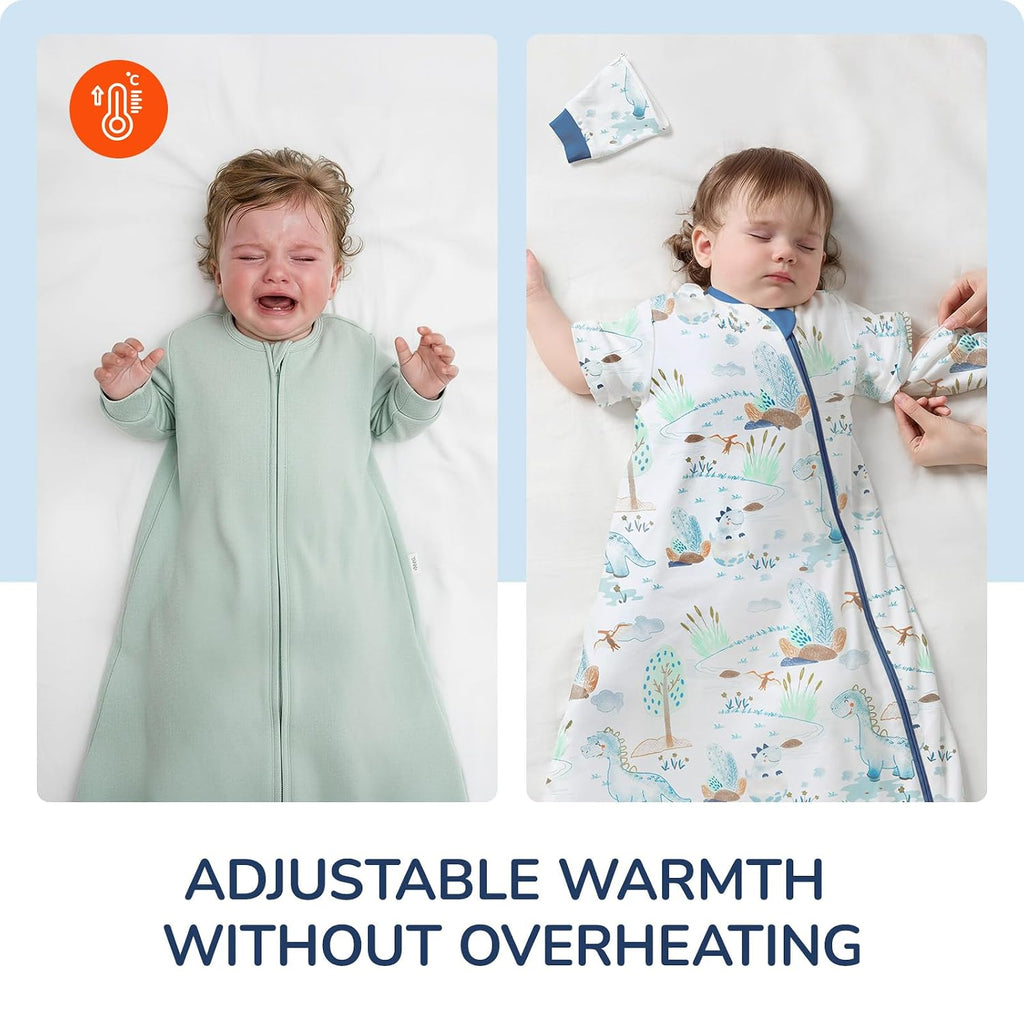 Sleep Sack 2.5TOG Detachable Long Sleeves Wearable Blankets