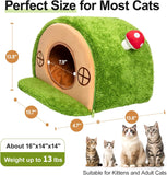 Cat Bed for Indoor Cats - Cute Cat Bed Cave