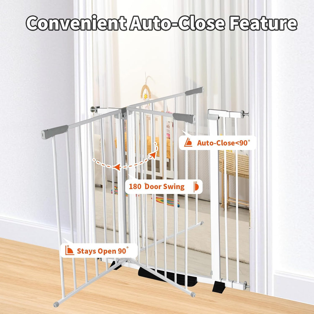 41 Inch Tall Baby Gate Auto Close Dog Gate