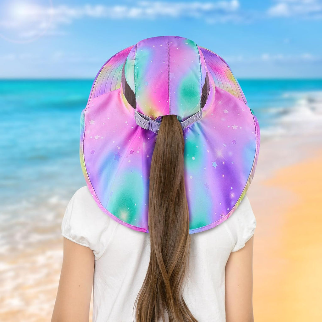 Kids Sun Hat UV Protection Summer Beach Hats for Girl Boy