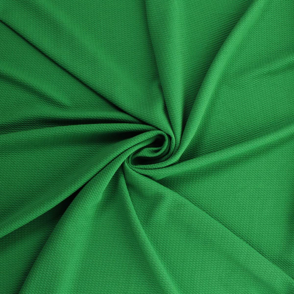 Liverpool Bullet Fabric Textured Knit Jersey 4 Way Stretch - Emerald Green 1 Yard