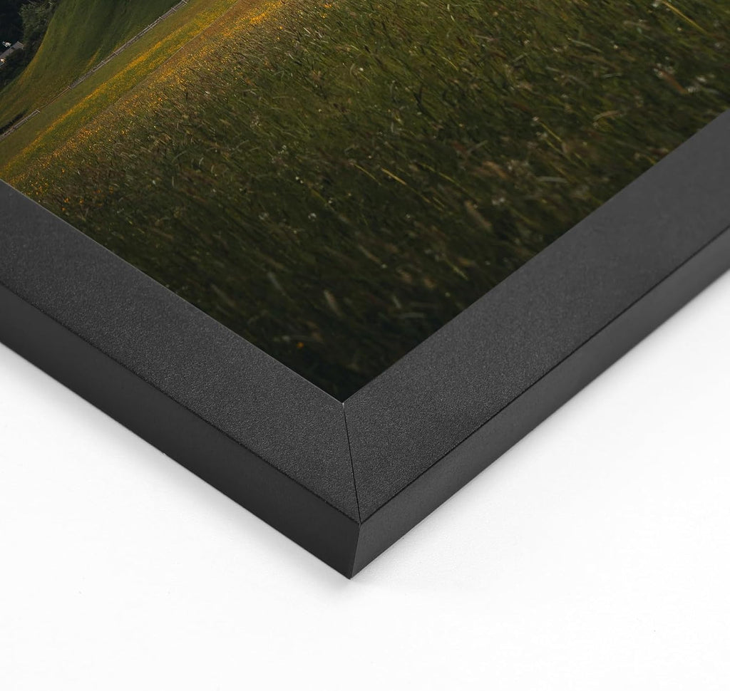 24x36 Poster Frame Black, 36x24 Metal Picture Frame for Wall Display, 1 Pack