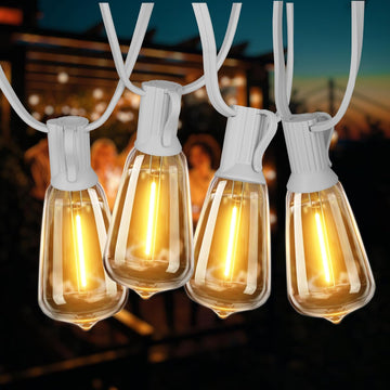 White Outdoor String Lights 200FT Lighting Waterproof Wedding
