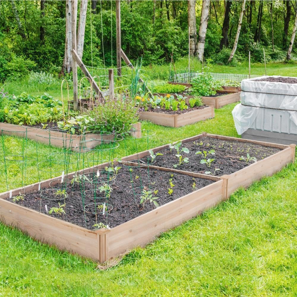 Wooden Raised Garden Bed Outdoor Planter Box, Wood | Made of fir wood, this raised planter provides simple setup
