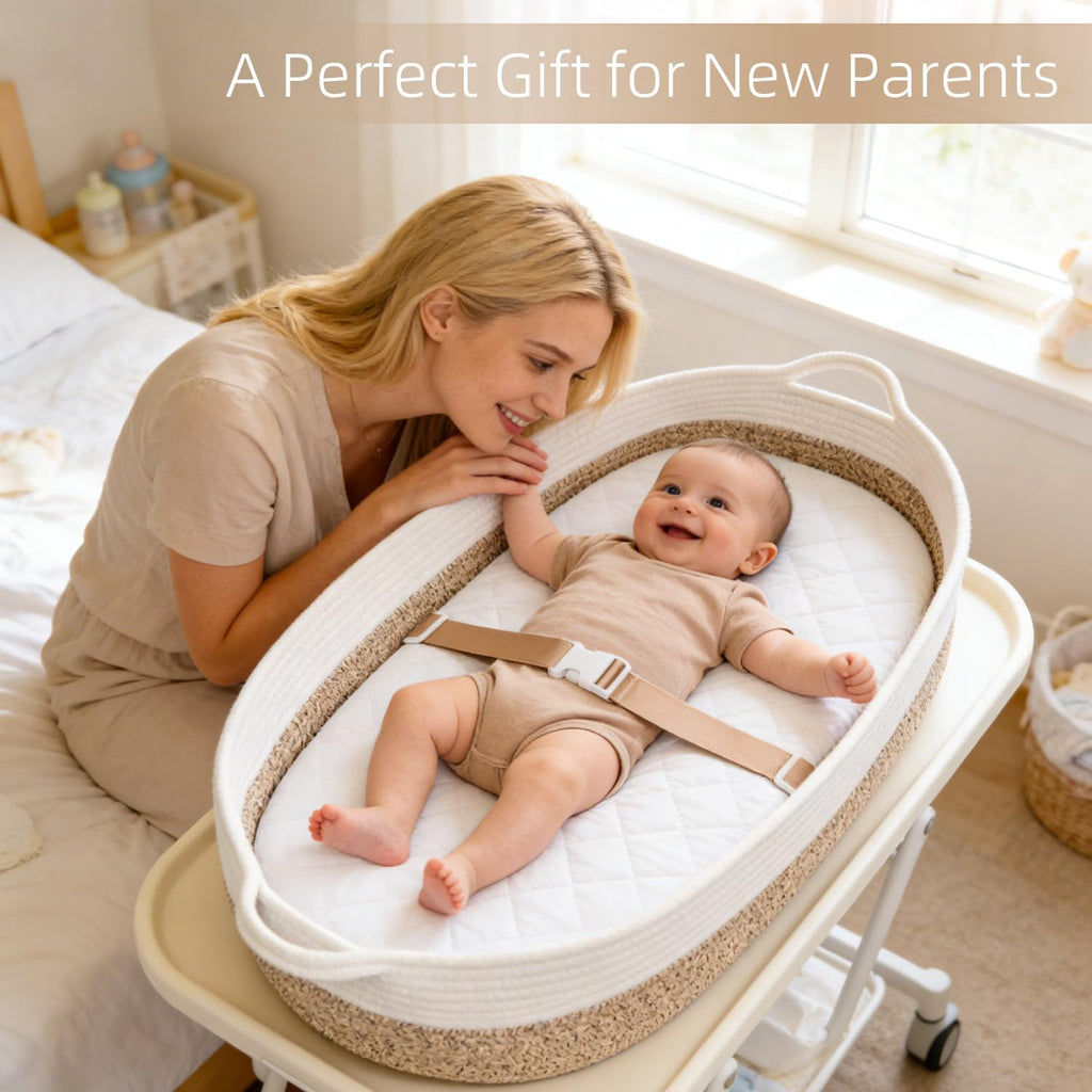 Baby Changing Basket with Diaper Changing Pad Breathable Waterproof