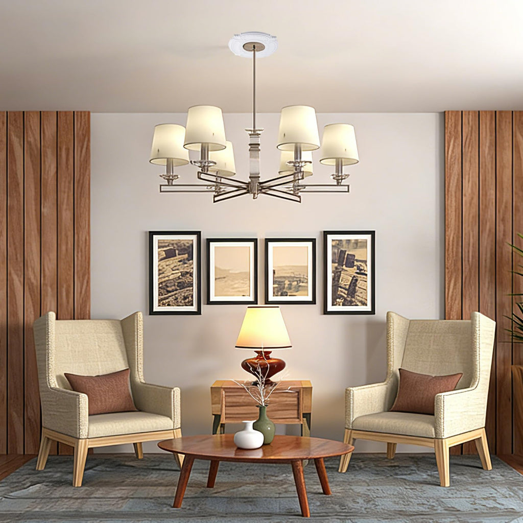 1Pack Lighting PU Ceiling Medallion Ceiling Cover Plate Ceilings Fan Medallion Home for Light Fixtures Ceiling Light