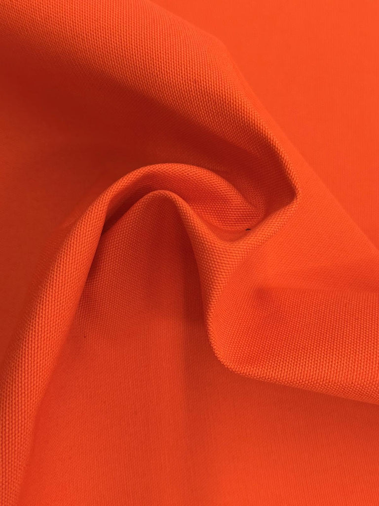 Designz Orange Cotton Duck Canvas 12oz - 62" Wide Fabric by The Yard - Heavy Duty, Durable for Upholstery, Crafts