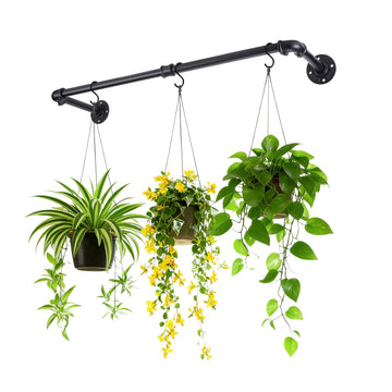 34in Hanging Planters Rod for Indoor Plants, Max. Load 44 lb