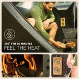 Lifepro ZenZone Outdoor Sauna Tent - Portable Wood Burning with Stove