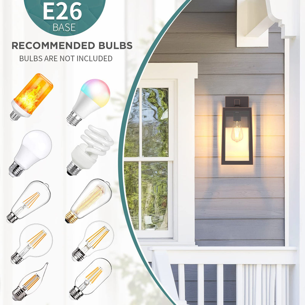 Outdoor Wall Light Fixtures, Exterior Waterproof Wall Lanterns