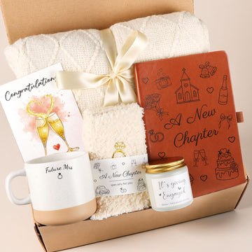 Gifts for Women, Bride to Be Gift Box, Future Mrs Mug, Newly Engaged Gifts for Best Friend, Engagement Gift Set with