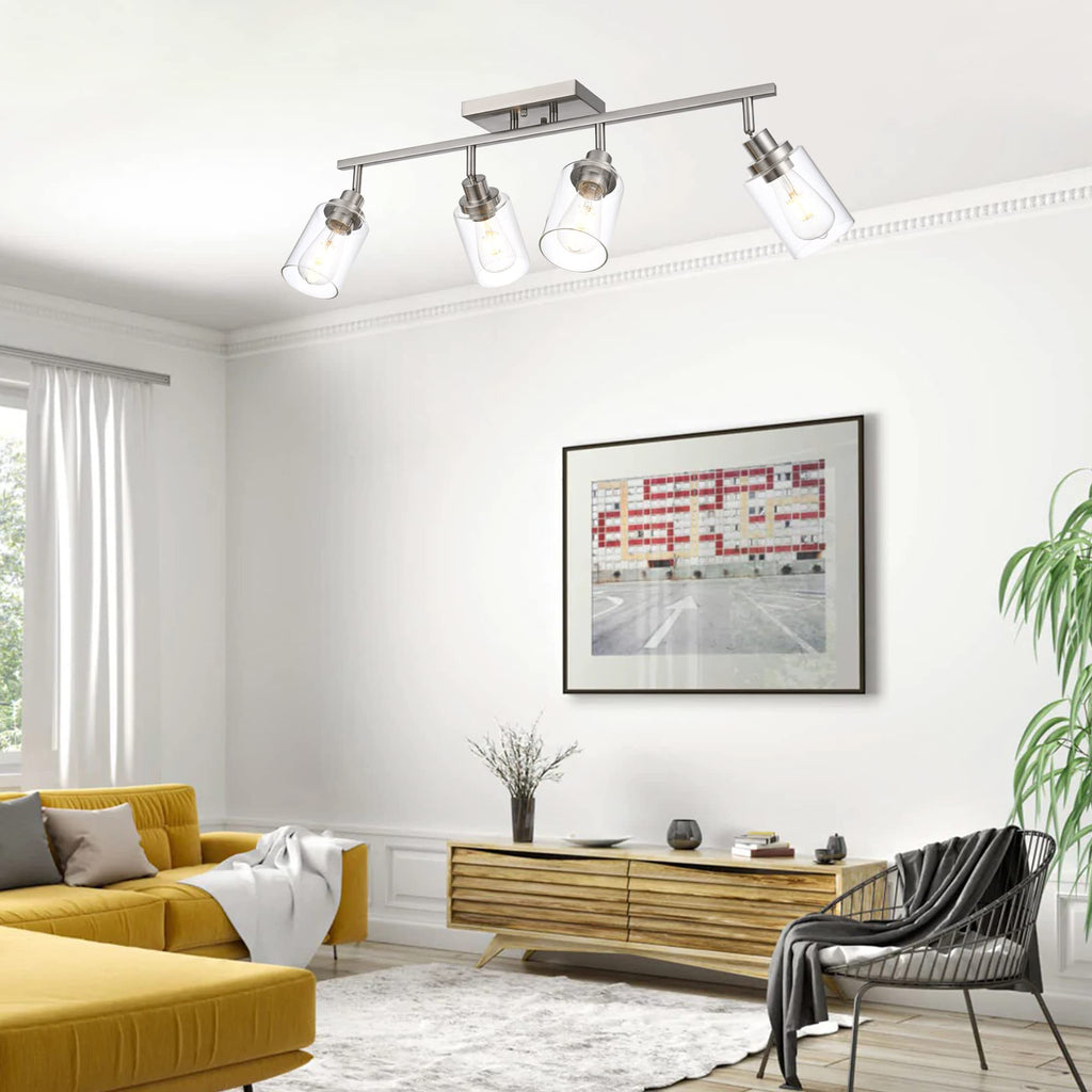 4 Light Track Lighting Kit 28.7 Inch Bathroom Vanity Light Fixtures