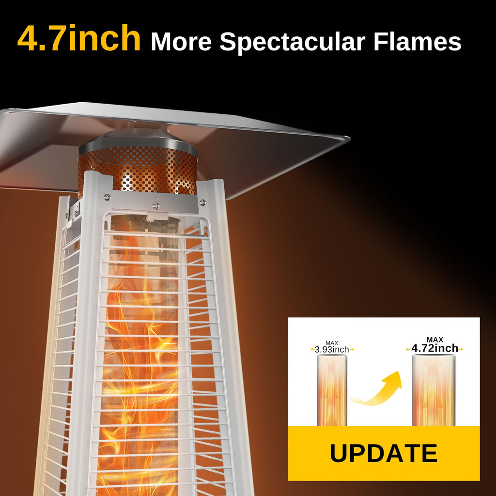 Pyramid Patio Heater, 48,000 BTU Outdoor