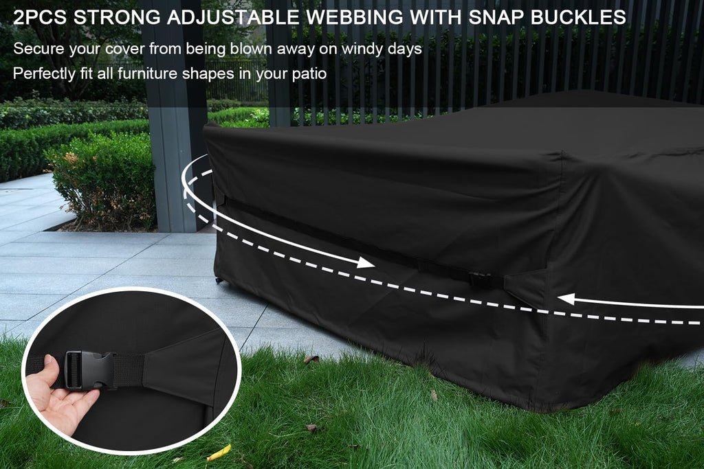 Patio Furniture Set Covers Waterproof Outdoor Furniture Cover Heavy Duty Outdoor Sectional Sofa Couch Cover Outside