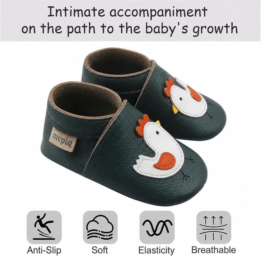 Baby Soft Leather Moccasins Non-Slip Suede Pre-Walker