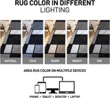 Rugshop Contemporary Modern Boxes Design Area Rug for Home Office,Living Room,Bedroom,Kitchen Non-Shedding Area Rug