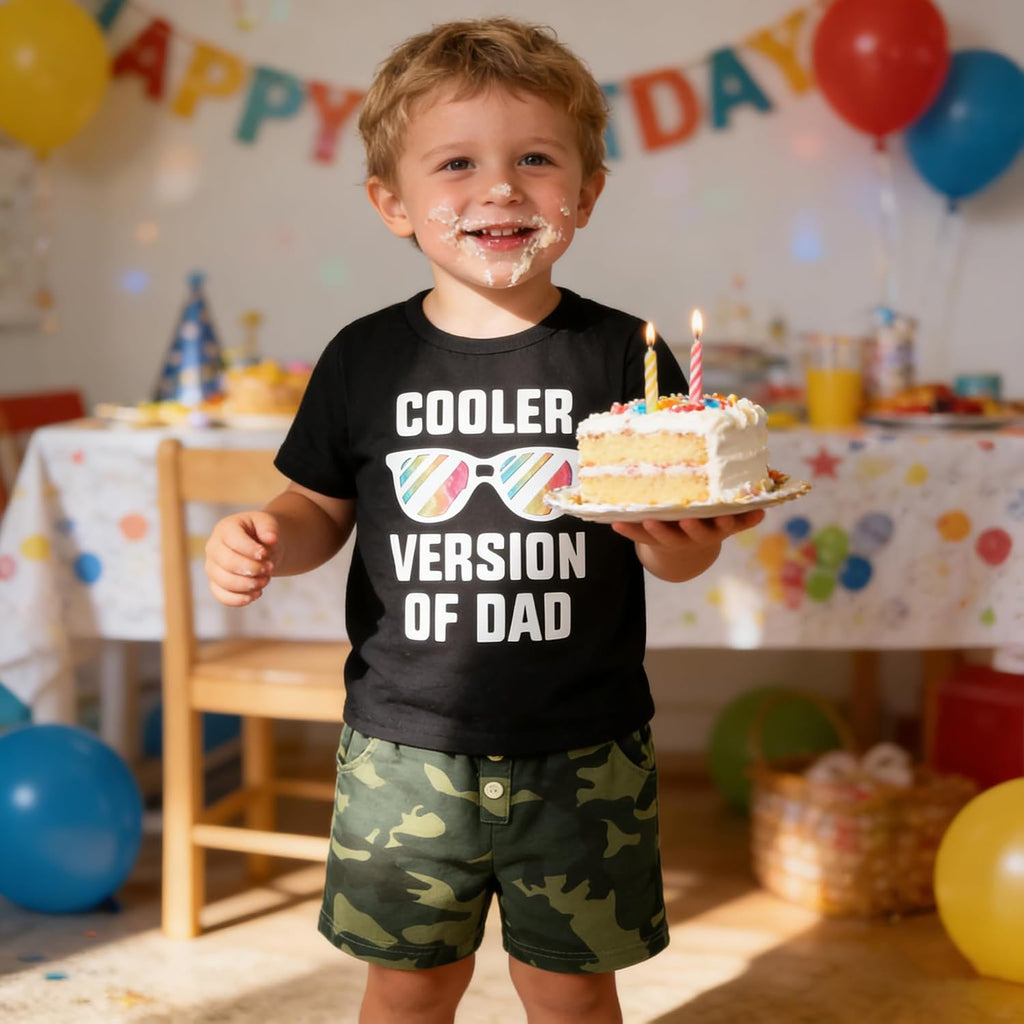 Toddler Baby Boys Summer Outfits 2 Piece Short Sleeve Graphic T Shirt and Shorts Set