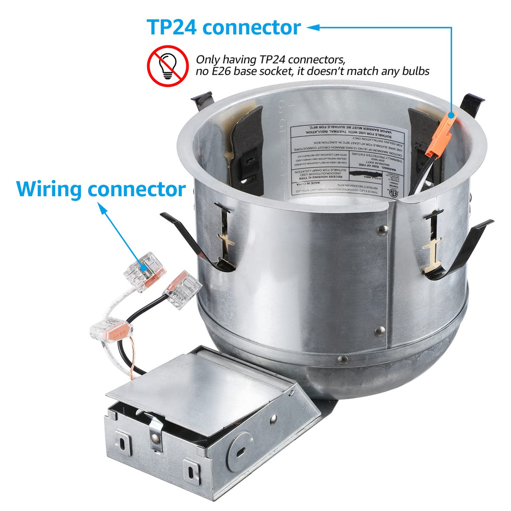 6 Inch Shallow Remodel Recessed Lighting Housing