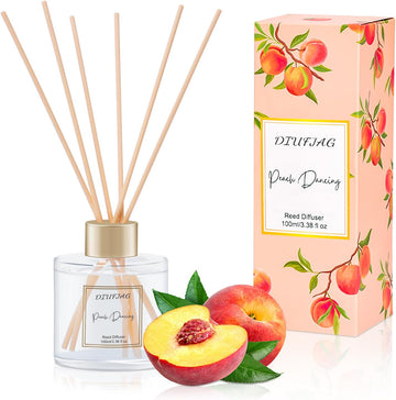 100ml Scent Diffuser with 6 Fiber Sticks, 3.5 oz Reed Diffuser Set