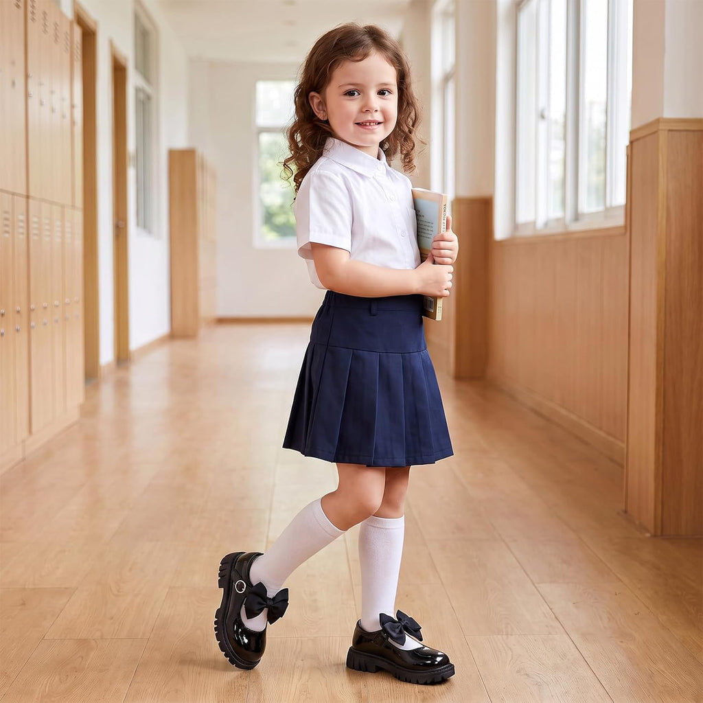 Girls School Shoes, Bow Mary Jane Dress Shoes