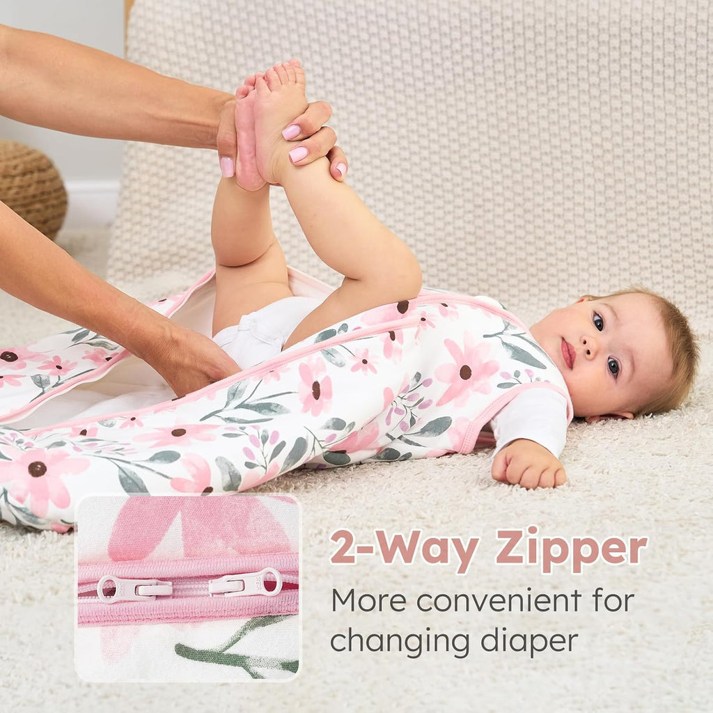 Baby Sleep Sack 12-18 Months Organic Cotton TOG 2.5 Way Zipper