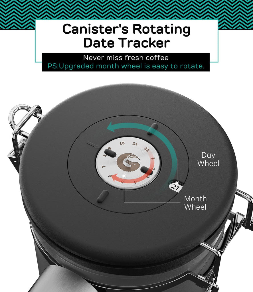 Canister, 11oz Airtight Stainless Steel Container