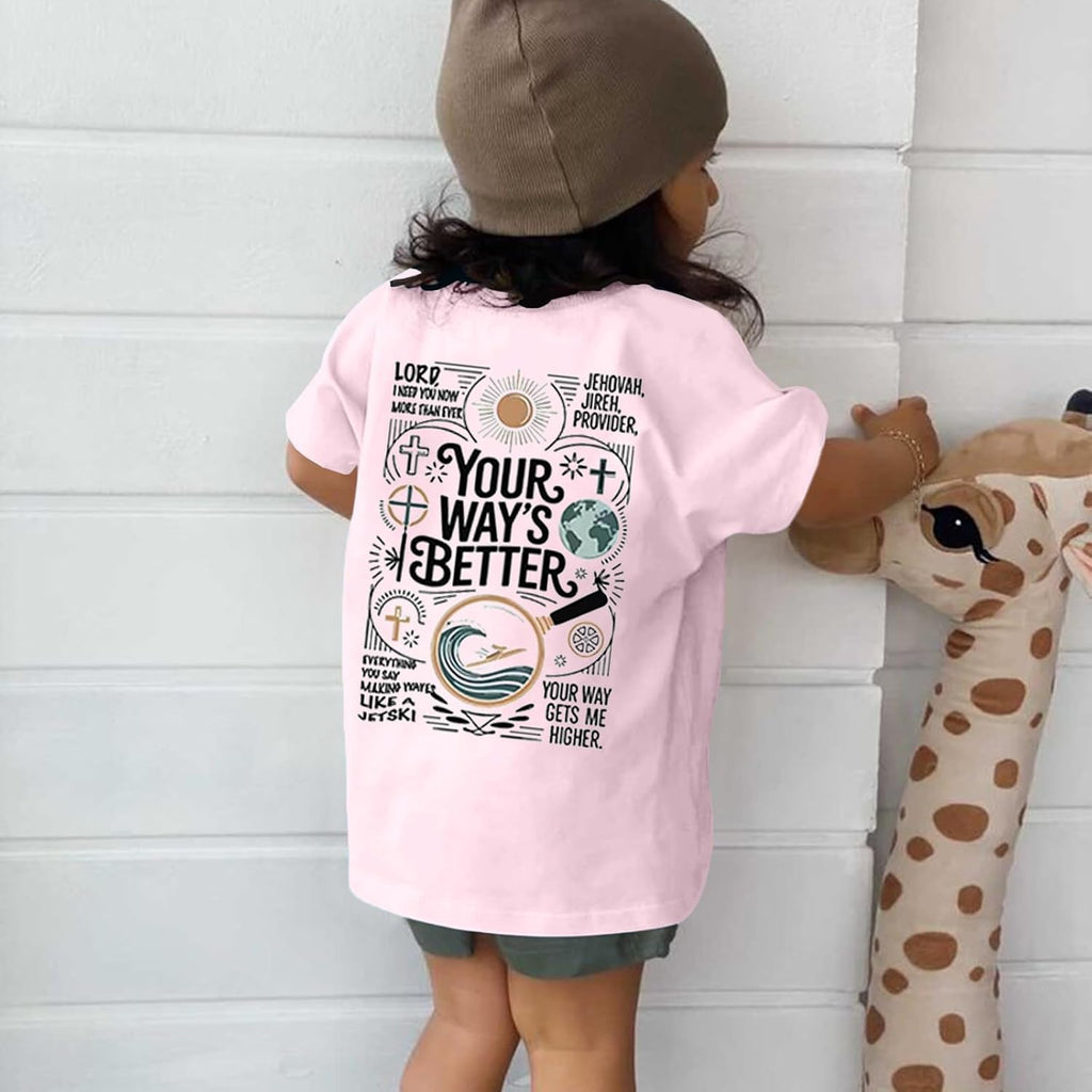 Christian Shirts for Girls Jesus Religious Faith Tops