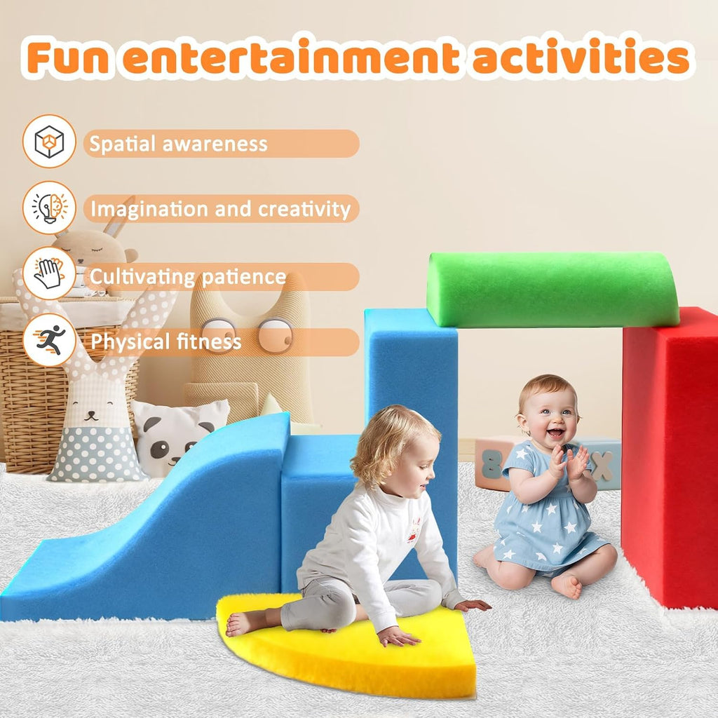 Piece Toddler Climbing Toys Indoor,Baby Climbing Blocks(Assorted)