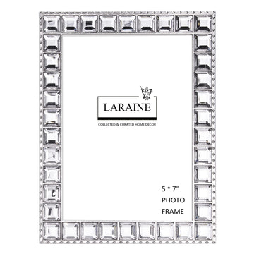 Picture Photo Frame 5x7 Crystal Metal High Definition (Clear, 5x7)