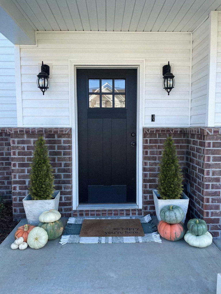 4ft Artificial Cedar Topiary Trees for Outdoor Front Porch Door, 4 Feet Faux Potted Plants Evergreen Fake Pine
