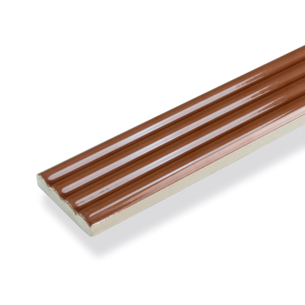 Subway Ceramic Tile Red 2x8 Glossy 5.38 sq ft/case 50-Pack