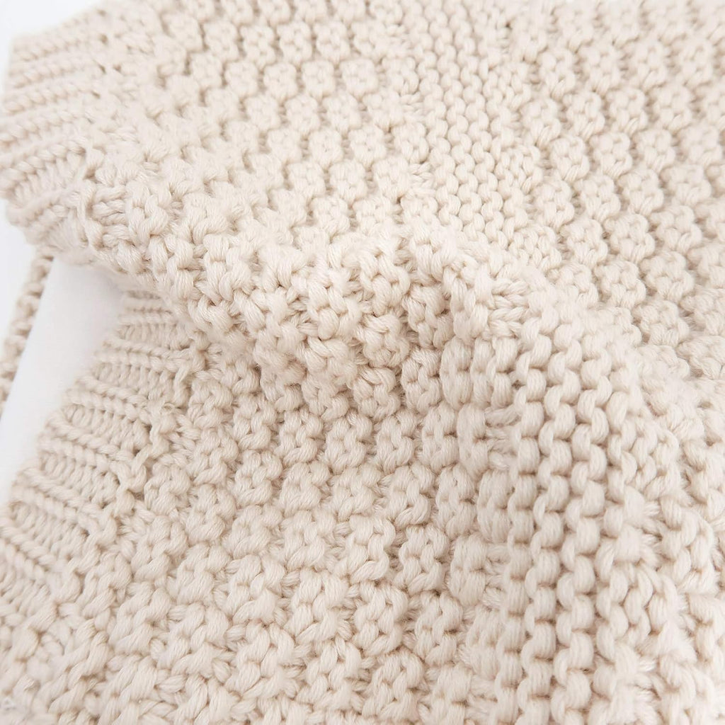 Baby Winter Bonnet Cotton Lined Pixie Knit Hat