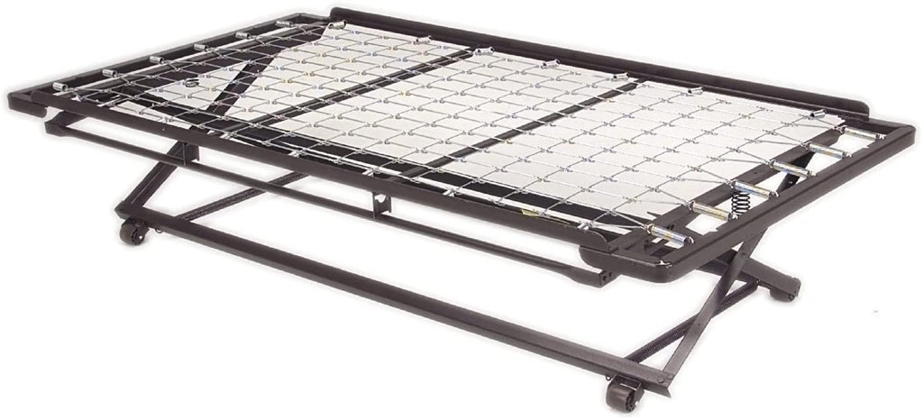 Dream's SOLUTION Twin Size (39 inch W) Dark Black Metal (Daybed) Pop Up Trundle Frame Twin Size